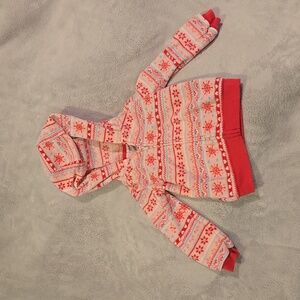 Carter's Child of Mine Pink Argyll Fleece Jacket